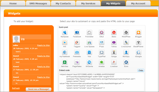 Social Networking apps”></p>

                    <p>The developed social networking site works with popular social networks and communities such as Facebook (Facebook application) and Twitter.</p>

                    <p>Once a user is registered, the system generates member's live contact page, where visitors can learn more about the member and view the online profiles the member may have on <b>Facebook, MySpace, LinkedIn</b> or other social networks and blogging platforms. Visitors can also review the topics the member is interested in talking about and contact them using their regular mobile phone. Visitors can also reach the member without having an account of their own.</p>

                    <p class=