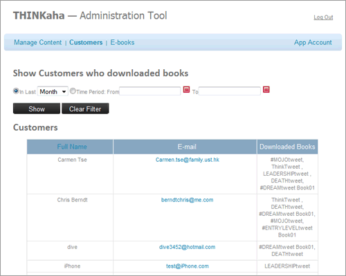 iPhone ebook application