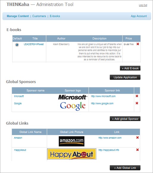 iPhone ebook application