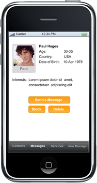 Social FaceBook, Widgets and iPhone/Android